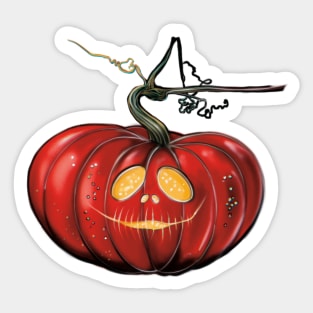 Happy Halloween Pumpkin Sticker